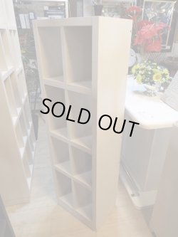 画像2: 美品・モデルルーム展示品 フランフラン ホワイト オープン棚 シェルフ 木製 北欧 スリム収納 40cm幅　SF-009