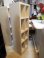 画像4: 美品・モデルルーム展示品 フランフラン ホワイト オープン棚 シェルフ 木製 北欧 スリム収納 40cm幅　SF-009