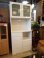 画像1: 食器棚 シンプル 上品エナメル キッチンボード 大きさ幅80×奥行47×高さ190cm K-043 (1)