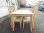 画像3: ダイニングテーブル5点セット☆食卓テーブル 木製 ナチュラル サイズ幅135×奥行80×高さ70cm