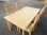画像2: ダイニングテーブル5点セット☆食卓テーブル 木製 ナチュラル サイズ幅135×奥行80×高さ70cm (2)
