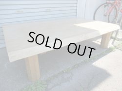 画像1: 無垢　一枚板　座卓　座敷机　センターテーブル　ローテーブル　WOOD GALLERY　幅約147.5cm CT-012