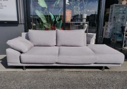 画像2: 参考価格 298,900円　Boconcept　Quattro　ボーコンセプト　3人掛けソファー ファブリック　布張り　片アーム　クッション付　SO-046