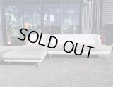 美品 CASACASA CREWZERO カーサカーサ　クルーゼロ 4人掛け ソファセット 幅250cm カウチ レザー ファブリック 日本製 SO-048