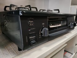 画像2: 26【愛知店舗】2021年製 パロマ 都市ガス用 ガスコンロ グリル・ホース付 水無し片面焼き 左強火 ガステーブル IC-S37K-L