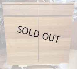 画像2: 美品【愛知近郊・配送可】無印良品 木製キャビネット 木扉 幅88cm×奥行44cm×高さ83cm ウォールナット材