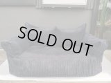 美品【愛知近郊・配送可】参考価格68,000円Loungepug ジョセフィン ソファビーズクッション コーデュロイブラック 幅：約135cm