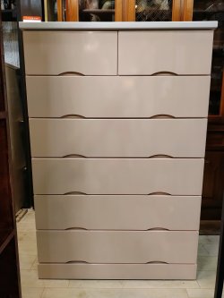 画像2: 【愛知近郊・配送可】6段 カラーチェスト 高さ120cm×幅80cm×奥行41.5cm 洋服タンス 衣類収納 ピンク系 日本製 サンコウ タイヒ