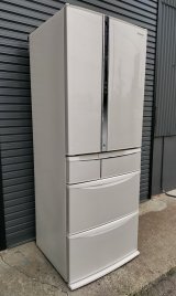 122【愛知近郊・配送可】パナソニック 冷凍冷蔵庫 501L ECONAVI ナノイー ワンダフルオープン搭載 両開き NR-F506T-N 2012年製