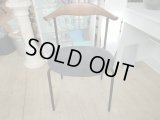 美品【愛知】ノル アトムチェア 幅54cm×奥行46cm×高さ78.5cm ダイニングチェア 椅子 イス ダークグレー カフェ風 NOR ATOM CHAIR