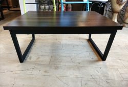 画像2: 美品【愛知近郊・配送可】センターテーブル ローテーブル 幅80cm×奥行59.5cm×高さ35cm ダークブラウン シンプル モダン