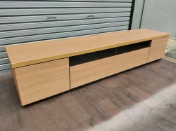 画像1: 【愛知近郊・配送可】テレビボード テレビ台 幅180cm×奥行40.5cm×高さ36.5cm ナチュラル スタイリッシュ