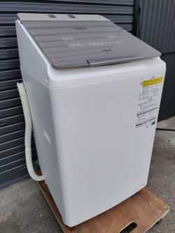 画像1: 92【愛知近郊・配送可】参考価格148,610円 2022年製 日立 洗濯9.0kg/乾燥5.0kg 縦型洗濯乾燥機 自動投入 AIお洗濯 BW-DX90G