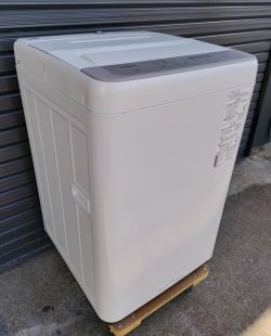 画像1: 55【愛知・配送可】2021年製 パナソニック 6.0kg 全自動洗濯機 ビッグウェーブ洗浄 からみほぐし 楽ポイフィルター 縦型 上開き NA-F60B14
