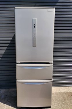 画像2: 103 美品【愛知近郊・配送可】2018年製 パナソニック 冷凍冷蔵庫 315L 右開き 3ドア スリム幅59cm NR-C32HM-N