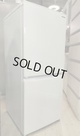 127美品【愛知近郊・配送可】2021年製 シャープ 冷凍冷蔵庫 152L つけかえどっちもドア 耐熱100℃トップテーブル 右開き/左開き SJ-D15H-W