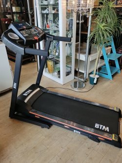 画像2: 美品【愛知近郊・配送可】動作確認済 BTM 電動ルームランナー MAX16Km/h 折りたたみランニングマシン ウォーキング トレーニング  YY-815