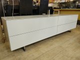 美品【愛知近郊・配送可】参考301,400円 カッシーナ・イクスシー LOTUS ロータス シアターボード テレビボード 幅170cm グロッシーホワイト