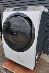 96【愛知近郊・配送可】パナソニック 洗濯10kg/乾燥6kg ドラム式 洗濯乾燥機 温水洗浄 ナノイー エコナビ 左開き NA-VX850SL 2015年製