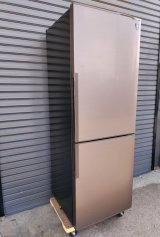 131【愛知近郊・配送可】シャープ 冷凍冷蔵庫 271L プラズマクラスター 大容量ボトムフリーザー 右開き 2ドア ST-PD27A-T 2015年