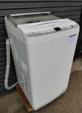 100【愛知近郊・配送可】2024年製 ハイアール 7.0kg 全自動洗濯機 10分洗濯 しわケア脱水搭載 縦型 上開き JW-U70EA