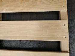 画像7: (1)【愛知】めいじ屋 すのこベッド シングル 折り畳み 二つ折り 長さ200cm×幅99cm×高さ3cm 布団が干せる すのこマット 通気性 コンパクト