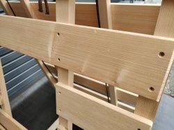 画像10: (2)参考価格29,900円 めいじ屋 すのこ連結ベッド ダブル 折り畳み 二つ折り 長さ200.5cm×幅140cm×高さ5cm 布団が干せる すのこマット