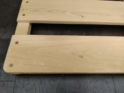 画像6: (1)【愛知】めいじ屋 すのこベッド シングル 折り畳み 二つ折り 長さ200cm×幅99cm×高さ3cm 布団が干せる すのこマット 通気性 コンパクト