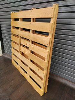 画像12: (1)【愛知】めいじ屋 すのこベッド シングル 折り畳み 二つ折り 長さ200cm×幅99cm×高さ3cm 布団が干せる すのこマット 通気性 コンパクト