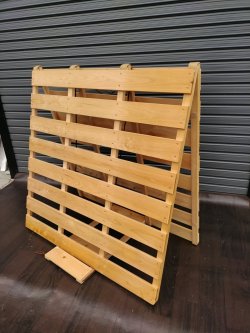 画像8: (1)【愛知】めいじ屋 すのこベッド シングル 折り畳み 二つ折り 長さ200cm×幅99cm×高さ3cm 布団が干せる すのこマット 通気性 コンパクト