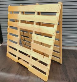画像9: (1)【愛知】めいじ屋 すのこベッド シングル 折り畳み 二つ折り 長さ200cm×幅99cm×高さ3cm 布団が干せる すのこマット 通気性 コンパクト