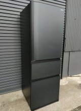 135美品【愛知近郊・配送可】2022年製 東芝 冷凍冷蔵庫 356L ベジータ 3段冷凍室 右開き 3ドア マットチャコール GR-T36SC