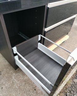 画像8: 【愛知近郊・配送可】参考価格237,952円 高橋木工所 食器棚 キッチンボード スライド扉 コンセント付 高さ210.5cm×幅110.5cm×奥行51cm