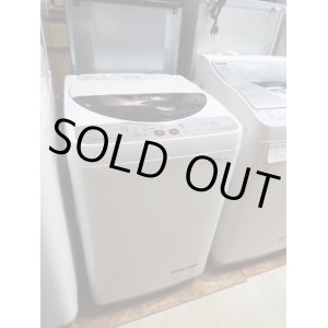 画像: シャープ　5.5kg　 中古全自動洗濯機　ES-GE55K　2011年製　S-035