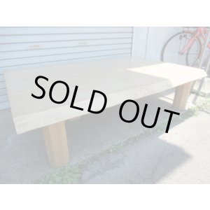 画像: 無垢　一枚板　座卓　座敷机　センターテーブル　ローテーブル　WOOD GALLERY　幅約147.5cm CT-012