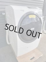 画像: 81 日立 10kg 全自動洗濯機 ドラム式 乾燥6kg 左開き 風アイロン 自動おそうじ ホワイト BD-SG100CL 2019年製  S-051