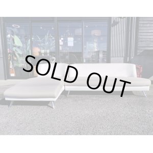 画像: 美品 CASACASA CREWZERO カーサカーサ　クルーゼロ 4人掛け ソファセット 幅250cm カウチ レザー ファブリック 日本製 SO-048