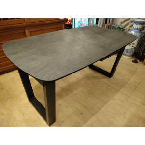 画像: 超美品【愛知近郊・配送可】参考価格140,800円イタリアン セラミックトップ 伸縮式ダイニングテーブル 幅150.5/190.5cm×奥行85cm