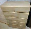 画像2: 【愛知近郊・配送可】 5段チェスト タンス 幅79.6cm×奥行42cm×高さ114.5cm 引き出し 衣類収納 タンス スライドレール付