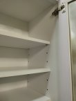 画像6: 【愛知近郊・配送可】食器棚 薄型 スリム ガラス 引出し 木目調 高さ183cm×幅58cm×奥行41cm