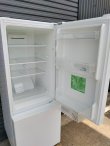 画像3: 126【愛知近郊・配送可】2019年製 ヤマダセレクト 冷凍冷蔵庫 156L 耐熱100℃トップテーブル 右開き 2ドア YRZ-F15G1 