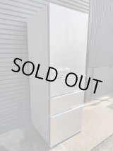 画像: 美品115【愛知・配送可】2023年製 アクア 冷凍冷蔵庫 355L 右開き 4ドア まん中2段フリーザー 強化処理ガラス棚 幅60cm シルバー AQR-36N2