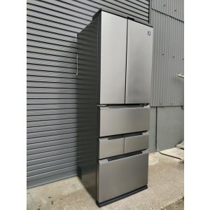 画像: 美品102【愛知近郊・配送可】259.380円 22年製 シャープ 無線LAN機能対応 プラズマクラスター 除菌機能 冷凍冷蔵庫 457L 6ドア SJ-MF46J-H