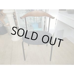 画像: 美品【愛知】ノル アトムチェア 幅54cm×奥行46cm×高さ78.5cm ダイニングチェア 椅子 イス ダークグレー カフェ風 NOR ATOM CHAIR