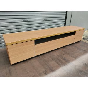 画像: 【愛知近郊・配送可】テレビボード テレビ台 幅180cm×奥行40.5cm×高さ36.5cm ナチュラル スタイリッシュ