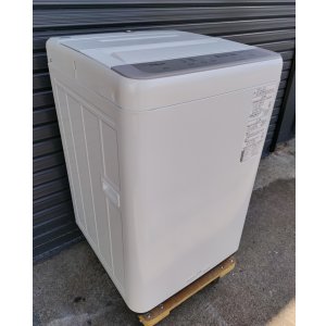 画像: 55【愛知・配送可】2021年製 パナソニック 6.0kg 全自動洗濯機 ビッグウェーブ洗浄 からみほぐし 楽ポイフィルター 縦型 上開き NA-F60B14