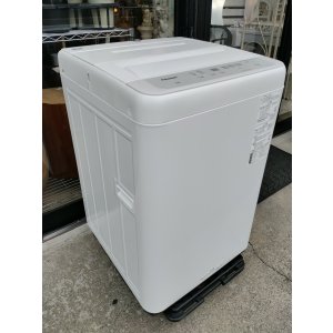 画像: 74美品【愛知近郊・自社配送可】2021年製 パナソニック 5.0kg 全自動洗濯機 ビッグウェーブ洗浄 楽ポイフィルター 縦型 上開き NA-F50B15