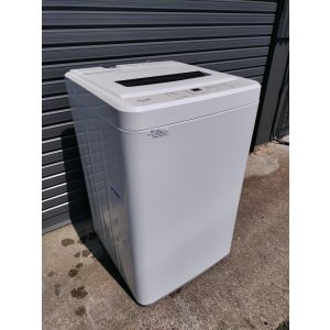 画像: 94【愛知近郊・配送可】2024年製 マクスゼン 5.0kg 全自動洗濯機 風乾燥 槽洗浄予約機能 縦型 上開き ホワイト JW50WP01