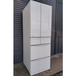 画像: 自社配送地域・送料無料★134 美品★参考価格208,000円 2021年製 三菱 冷凍冷蔵庫 503L 6ドア 氷点下ストッカー 自動製氷 MR-MX50G