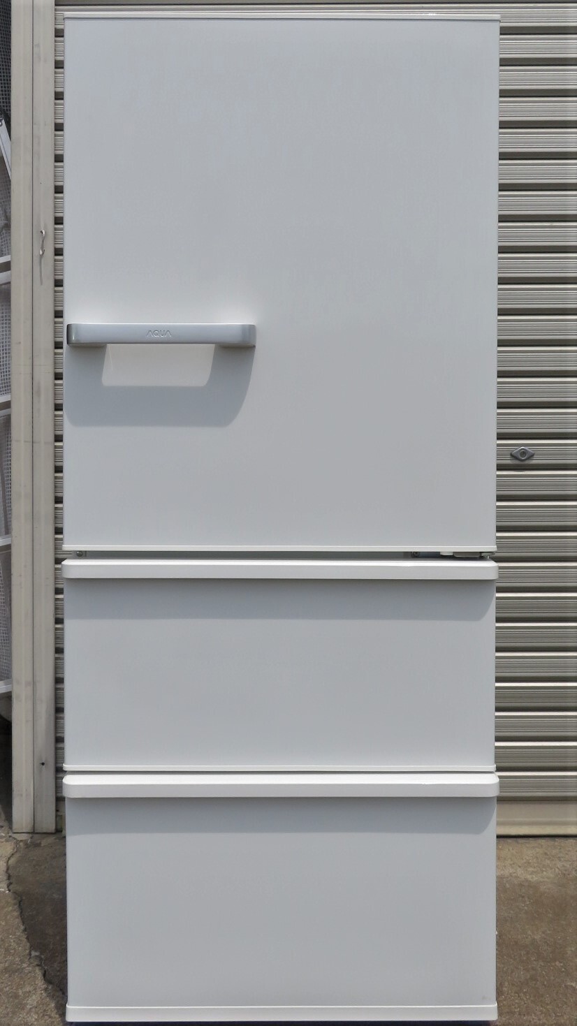 □アクア□AQUA 3ドア 冷凍冷蔵庫 AQR-27G2(W) ホワイト 272L 右開き